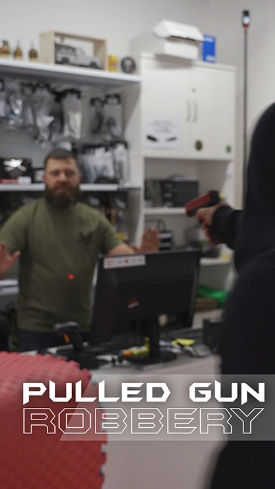 Pulled gun - Robbery